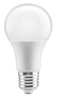 Decor Lumiere lampă rotundă cu LED-uri E27, alb neutru 3000K, alb luminos 65mm.
