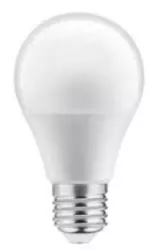 Decorațiunea Lumiere cu bec rotund cu led E27, culoare albă neutru 3000K, lumina albă strălucitoare, diametru de 60mm, cu senzor de lumină.