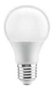 Lampă Decor Lumiere cu LED-uri rotunde E27, alb neutru 3000K, alb strălucitor, 60mm, 10W.