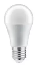 Lampă LED decorativă Lumiere rotundă, soclu E27, alb neutru 3000K, alb strălucitor, 60mm, 12W.