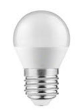 Decor Lumiere round LED lamp E27 cool white 4000K Bright white 45mm