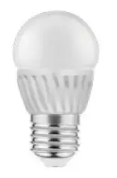 Декор Lumiere кръгла лед лампа E27 неутрално бяла 3000K керамика 45mm