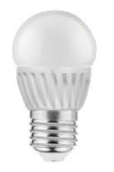 Декоративна светлина Lumiere кръгла LED лампа E27 студено бяла 4000K керамика 45mm
