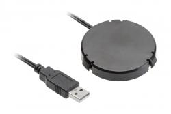 Wireless charging device, under table top, cable 2 m, black