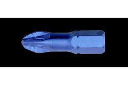 Screwdriver bit, PZ3 25 mm, S2 steel, titanium coated, 5- piece blister