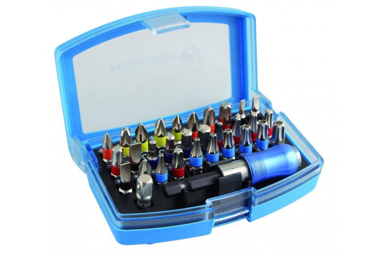 Set van 32 schroevendraaierbits, S2-staal