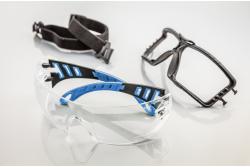 LOTZEN. protective spectacles transparent/blue one size