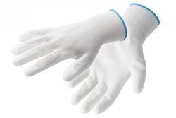 Protective polyurethane gloves, white size 11
