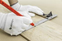 Protective polyurethane gloves, white size 11