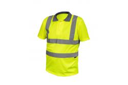 Polo with reflective strips S