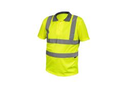 Polo with reflective strips S