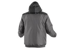 MOZEL isoleret bomberjakke, grafit, størrelse L