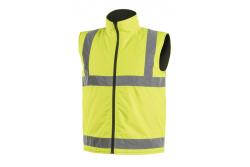 REMS warning vest double-sided yellow 2XL
