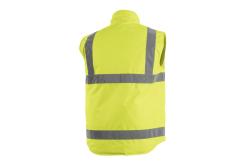 REMS warning vest double-sided yellow 2XL