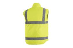 REMS warning vest double-sided yellow S