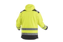 ARGEN warning jacket softshell with a hood yellow 2XL