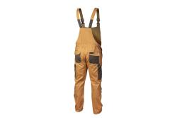 EDGAR II protective bib trousers dark beige 2XL (56)