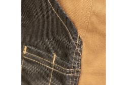 EDGAR II protective bib trousers dark beige 2XL (56)