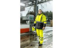 LEDA insulated warning jacket, yellow L