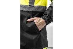 LEDA insulated warning jacket, yellow XL
