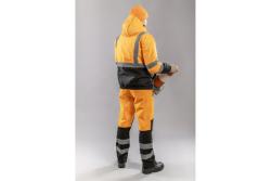 OKER insulated warning jacket bomber orange L