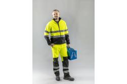 EXTER softshell warning jacket yellow 2XL
