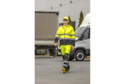 EXTER softshell warning jacket yellow M