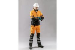 EXTER softshell warning jacket orange L