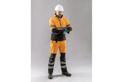 TRAUN softshell warning trousers orange L