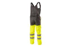 VOLME Hi visibility rain bib trousers yellow M (50)
