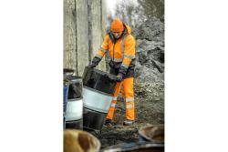 VOLME Hi visibility rain bib trousers orange 2XL (56)