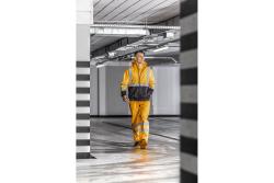 VOLME Hi visibility rain bib trousers orange M (50)