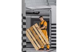VOLME Hi visibility rain bib trousers orange M (50)
