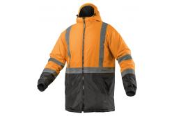 LEDA warning jacket parka insulated orange 3XL
