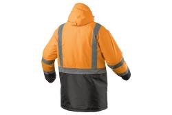 LEDA warning jacket parka insulated orange M