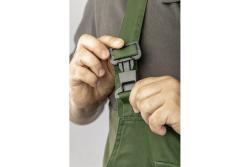Pantalon de sécurité à bretelles RUWER, vert forêt, taille S