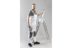 SALM Safety bib trousers white S