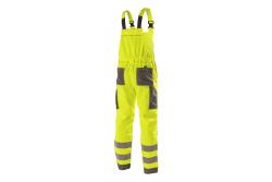 WERSE Hi visibility bib trousers yellow S (48)