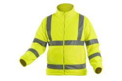 ALAND Fleece-Sweatshirt, gelb, Größe L
