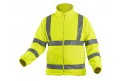 ALAND Fleece-Sweatshirt, gelb, Größe S