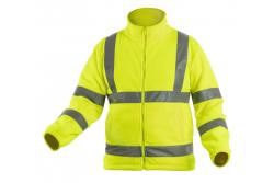 ALAND Fleece-Sweatshirt, gelb, XL