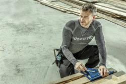 OSTE nahtloses Thermal-Langarmshirt in Graphit, Größe M–L