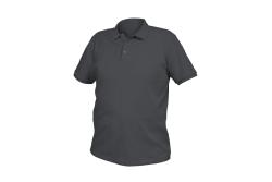 TOBIAS Baumwoll-Poloshirt, dunkelgrau, Größe S (48)