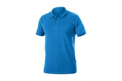 TOBIAS Baumwoll-Poloshirt, blau, 3XL (58)