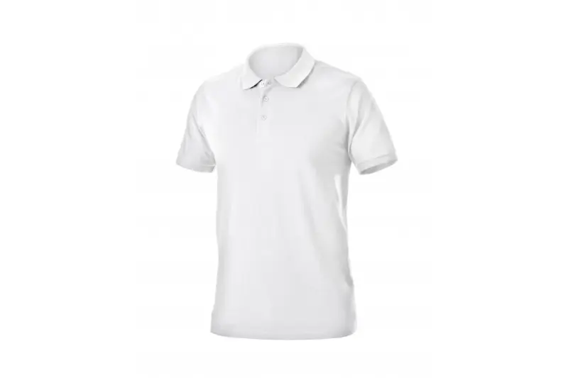 TOBIAS katoenen poloshirt, wit, 3XL (58)