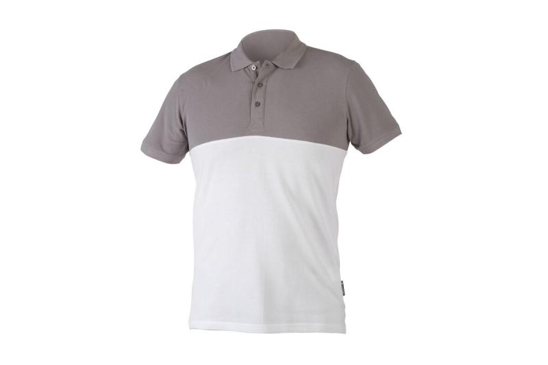URFT Polo-T-shirt wit-asfalt L