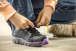MILDE safety low shoes for women S1 SR FO, size 38