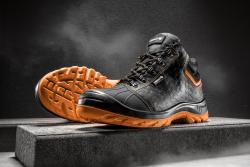 BERKEL S1P SRC safety shoes, black/orange, 46