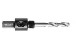 Bi-metal hole saw mandrel 14-30 mm, hex 3/8"