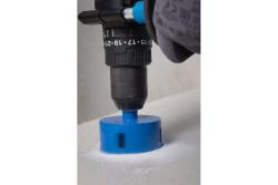 Diamond hole saw 73 mm, drill holder